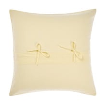 Lemon Nimes Linen European Pillowcase